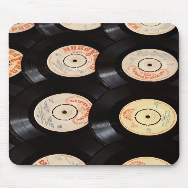 Mousepad Informações gerais sobre os registros de vinil (Frente)