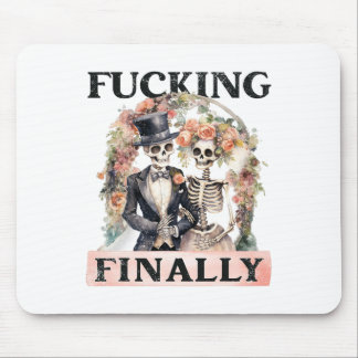 Mousepad Ing Finalmente Bridesmaid Skeleton Noivo Hallow
