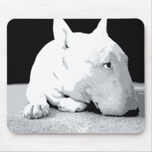 Mousepad Inglês bull terrier, impressão do pop art
