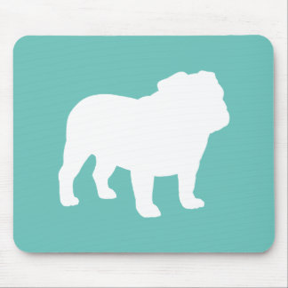 Mousepad Inglês Bulldog Silhouette | Legal cão Lover