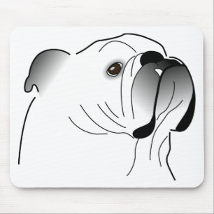 Mousepad inglês do buldogue
