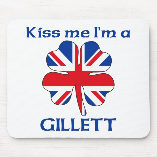 Mousepad Ingleses personalizados beijam-me que eu sou (Frente)