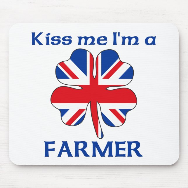 Mousepad Ingleses personalizados beijam-me que eu sou (Frente)