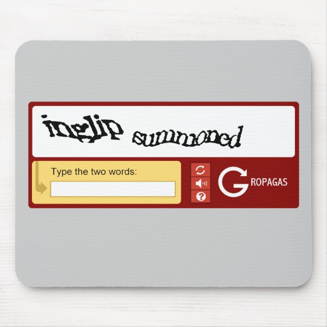 Mousepad Inglip chamou e Gropaga (Frente)