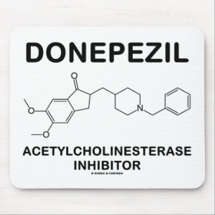 Mousepad Inibidor de Donepezil Acetylcholinesterase