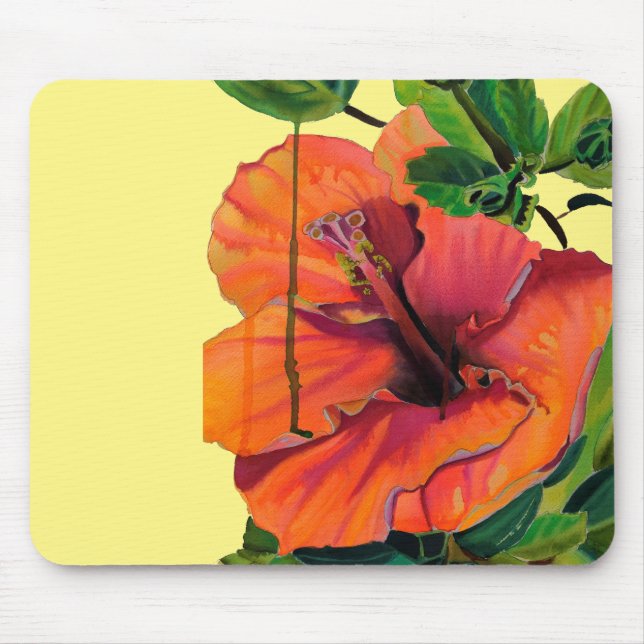 Mousepad Inibidor de laranja tropical de verão (Frente)