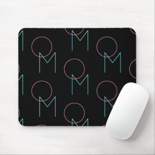 Mousepad Iniciais estilizadas editáveis quaisquer duas mode