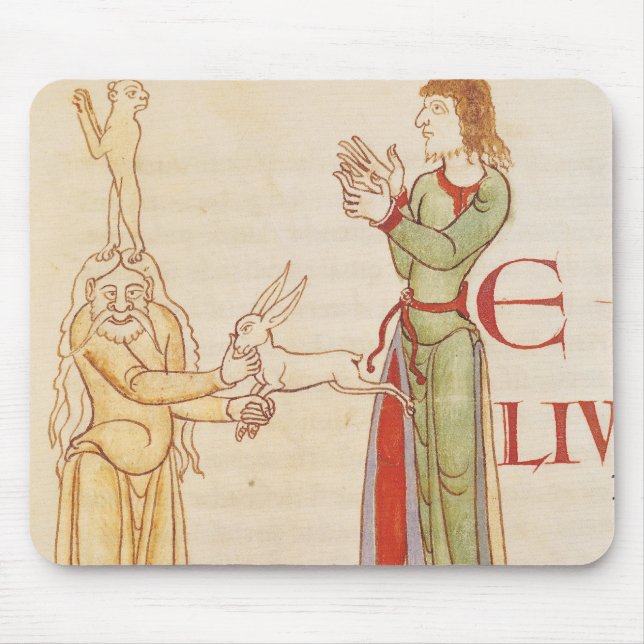 Mousepad Inicial "H" sob a forma de dois conjurors (Frente)