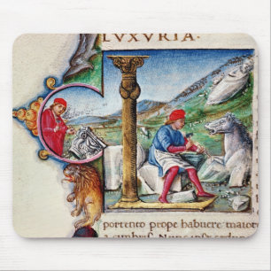 Mousepad Inicial 'L de Historiated