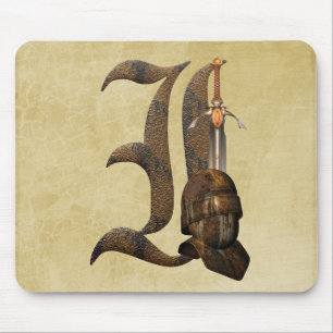 Mousepad Inicial oxidada dos cavaleiros mim