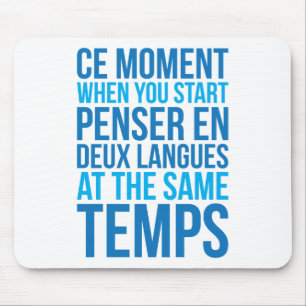 Mousepad Iniciar O Penser En Deux Langues No Mesmo Temps