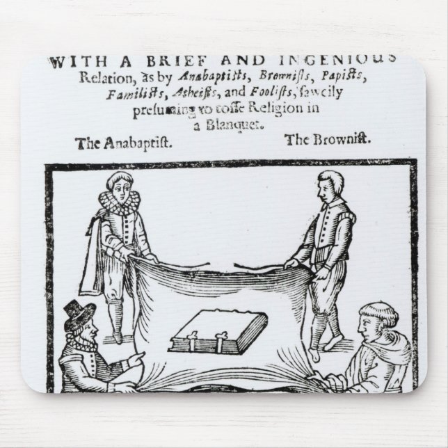 Mousepad Inimigos das religiões, 1641 (Frente)