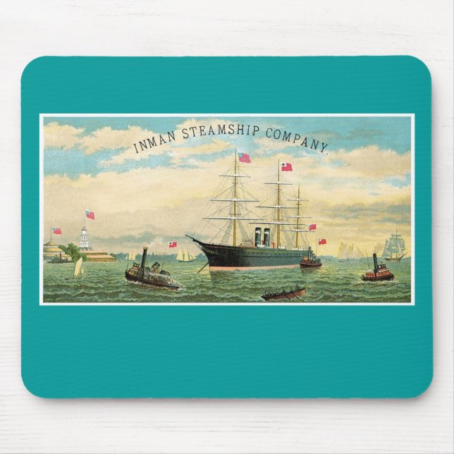 Mousepad Inman Steamship Company (Frente)
