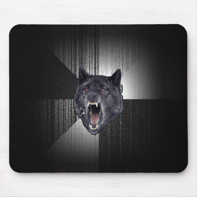 Mousepad Insanity Wolf Meme (Frente)
