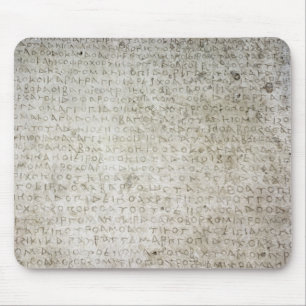 Mousepad Inscrição na língua de Kushana escrita