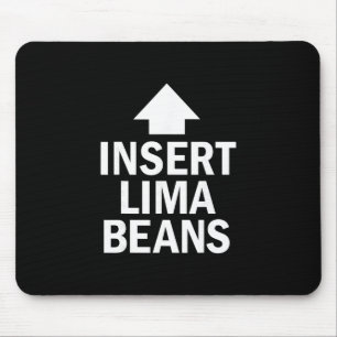 Mousepad Inserir Feijão Lima Engraçado Dia de Ação de Graça
