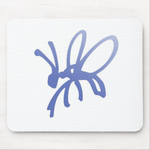 Mousepad Inseto Azul