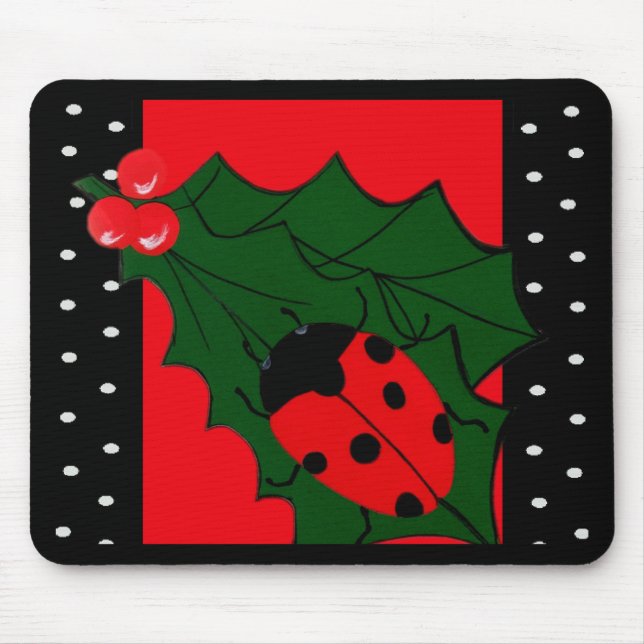 Mousepad Inseto de Natal (Frente)