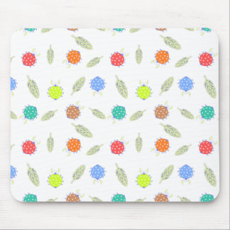 Mousepad Insetos e folhas em forma de permuta