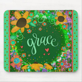 Mousepad Inspiração bonito Inspiração Floral Grace Inspiriv