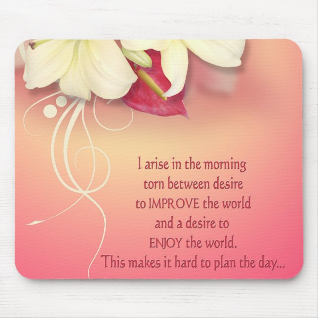 Mousepad Inspiração de hoje (Frente)