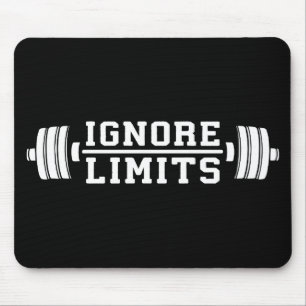 Mousepad Inspiração de Workout - Ignorar Limites - Motivaci