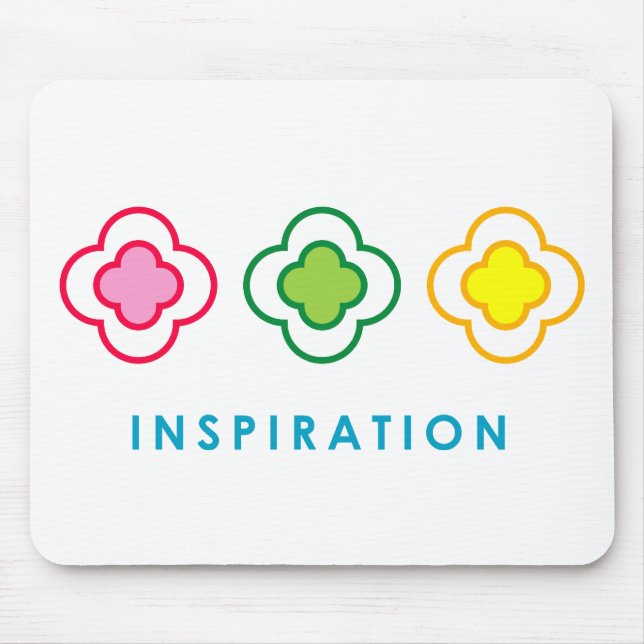 Mousepad Inspiração (Flores) (Frente)