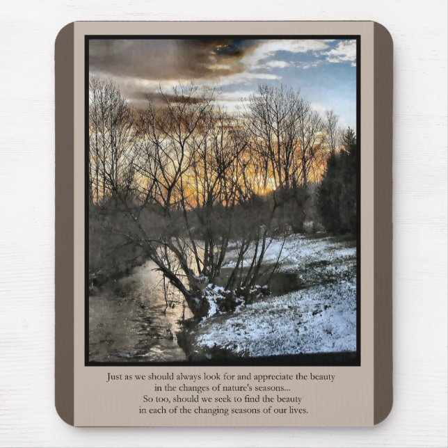 Mousepad Inspiração oferece lugares de nossas vidas (Frente)