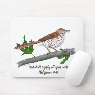 Mousepad Inspiracional Brown Thrasher