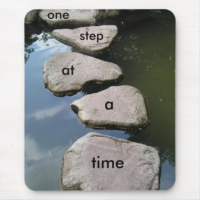 Mousepad inspirador da ponte de pedra (Frente)