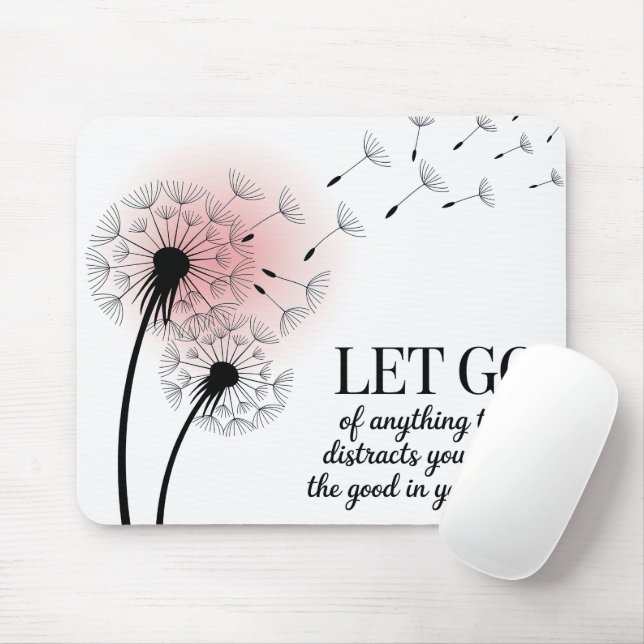 Mousepad Inspirador Deixe Ir (Com mouse)