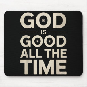 Mousepad Inspirador Deus É Bom O Tempo Todo Dizendo Fait