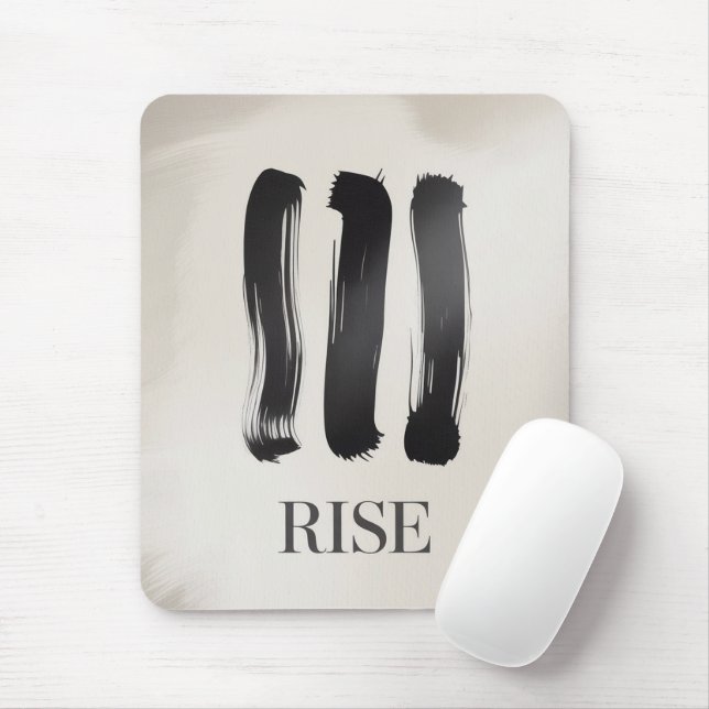 Mousepad Inspirador Rise para Foco Diário (Com mouse)