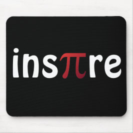 Mousepad Inspire o geek da matemática da matemática do dia