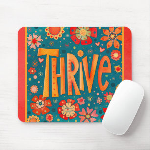 Mousepad Inspirividade bonito do Impulso Floral Inspirador 