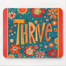 Mousepad Inspirividade bonito do Impulso Floral Inspirador