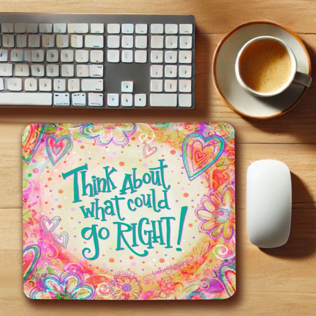 Mousepad Inspirividade de Citação de Víblias Positivas boni (Criador carregado)