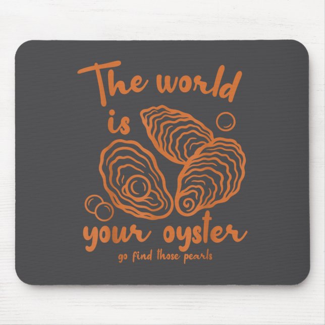 Mousepad Insred Motivation Ocean The World Is That Your Oys (Frente)