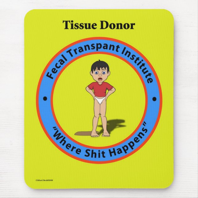 Mousepad Instituto Fecal mousepad. da transplantação (Frente)