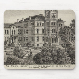 Mousepad Instituto para a Educação dos Cegos do Kansas