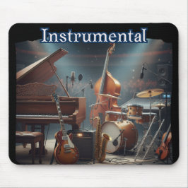 Mousepad Instrumental Retro Legal