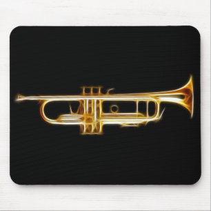 Mousepad Instrumento musical do vento do chifre de bronze