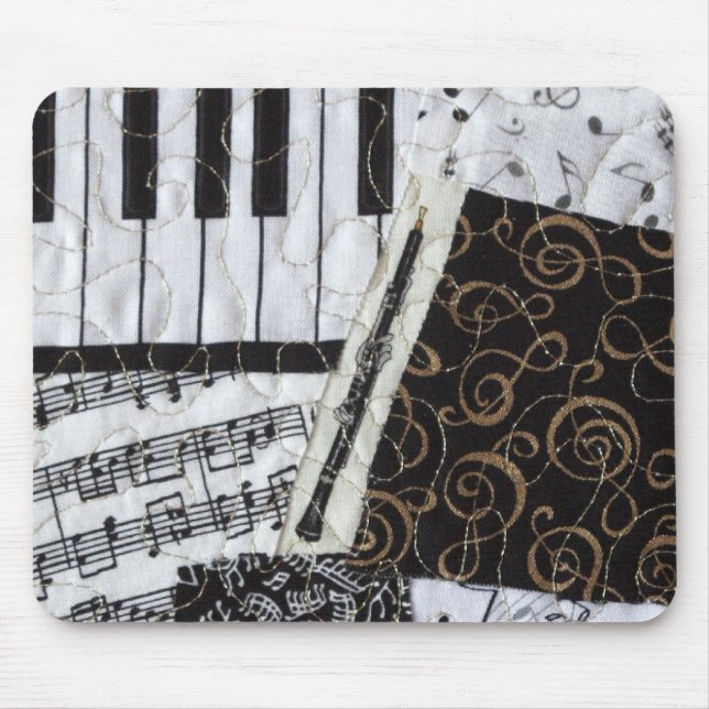 Mousepad Instrumento musical dos sopros de Oboe (Frente)
