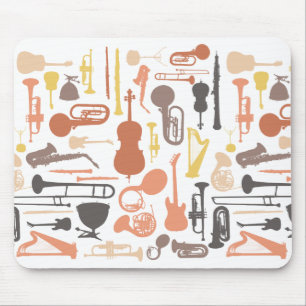 Mousepad Instrumentos de música
