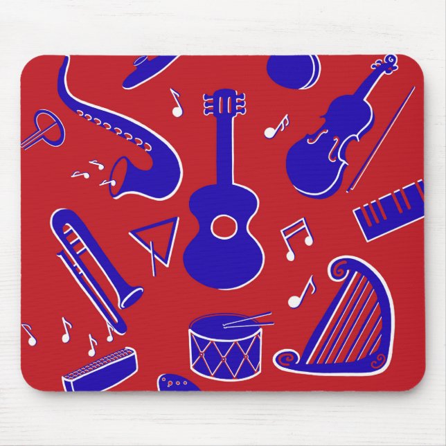 Mousepad Instrumentos Musicais (Frente)