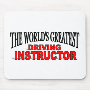 Mousepad Instrutor de condução do mundo o grande