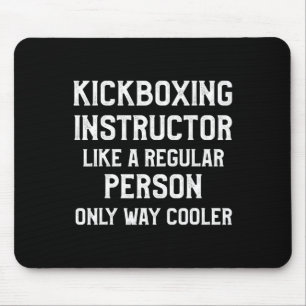 Mousepad Instrutor de Kickboxing Treino de Kick Boxing 