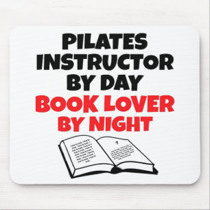 Mousepad Instrutor de pilates de trevo de livros