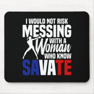 Mousepad Instrutor de Savate de Artes Marciais Francesas Ki
