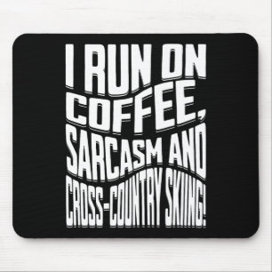 Mousepad Instrutor Esquiadores Esquiador Cross-country Esqu